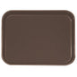 Cambro 防滑 Polytread 托盘，矩形，棕色，14X18 - PT1418167
