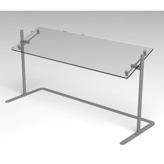 PMG Portable Sneeze Guard, 34"W x 24-1/4"H - RTS‐PORTABLE 34