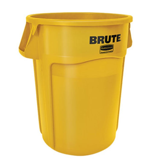 Rubbermaid Round Container 44gal Yellow - FG264360YEL