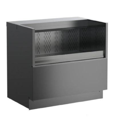 Structural Concepts Custom Refrigerated Case, 36.25" With Display Step and Night Curtain - CO3324R-UC