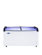 California Cooking Chest Freezer Curved Glass Slide Top 12.5 cu ft 115V - MMF9113