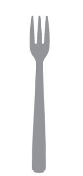 Steelite Cocktail Fork,5 3/8", 18/10 - DZ