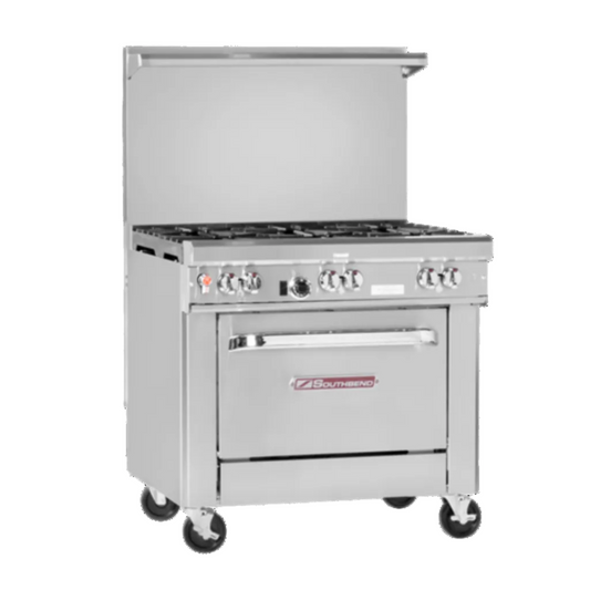 Southbend Ultimate Gas Range 5-Burner Convection Oven NSF 36" - 211K BTU - 4365A