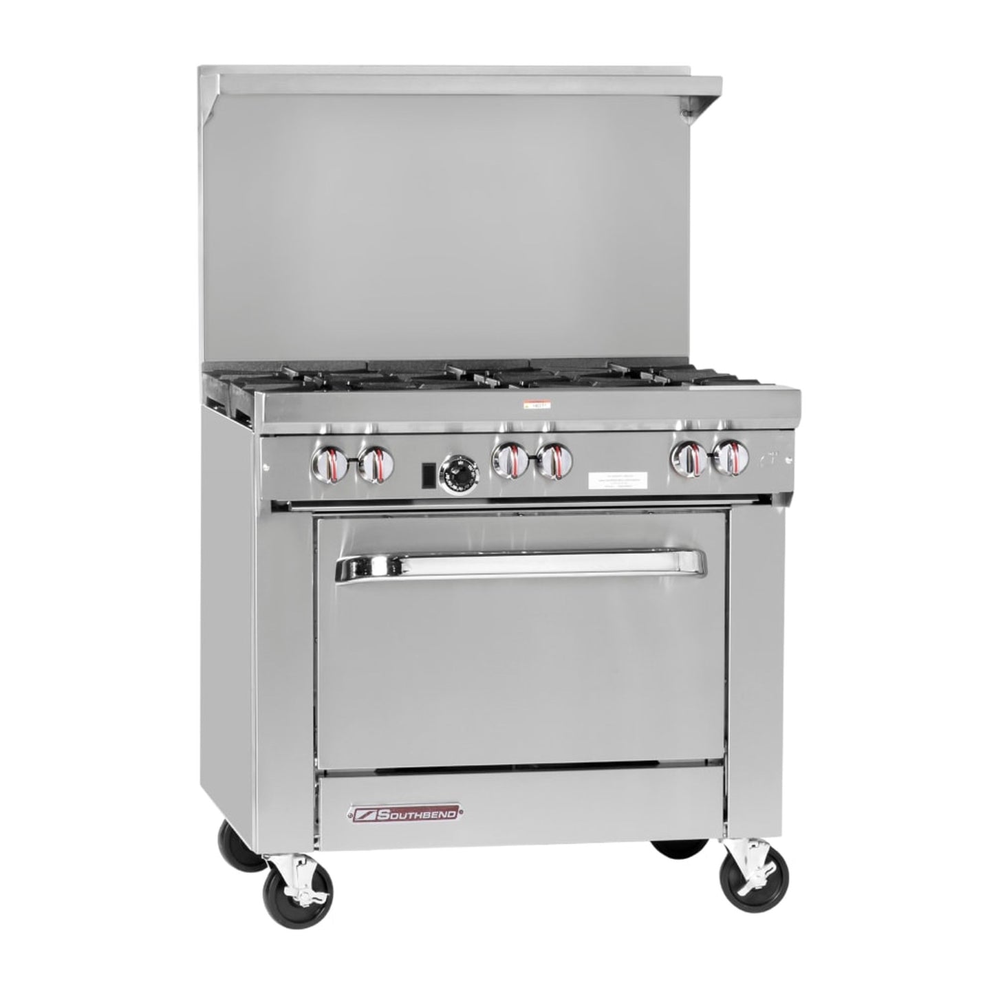 Southbend S-Series Gas Range NSF 36" 6-Burner Convection Oven - Natural Gas - S36A