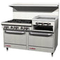 Southbend S-Series Gas Range 6-Burner 24" Raised Griddle/Broiler NSF - S60DD-2RR