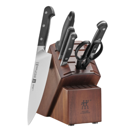 ZWILLING Pro 7-Pc Forged Knife Block Set - 1019135