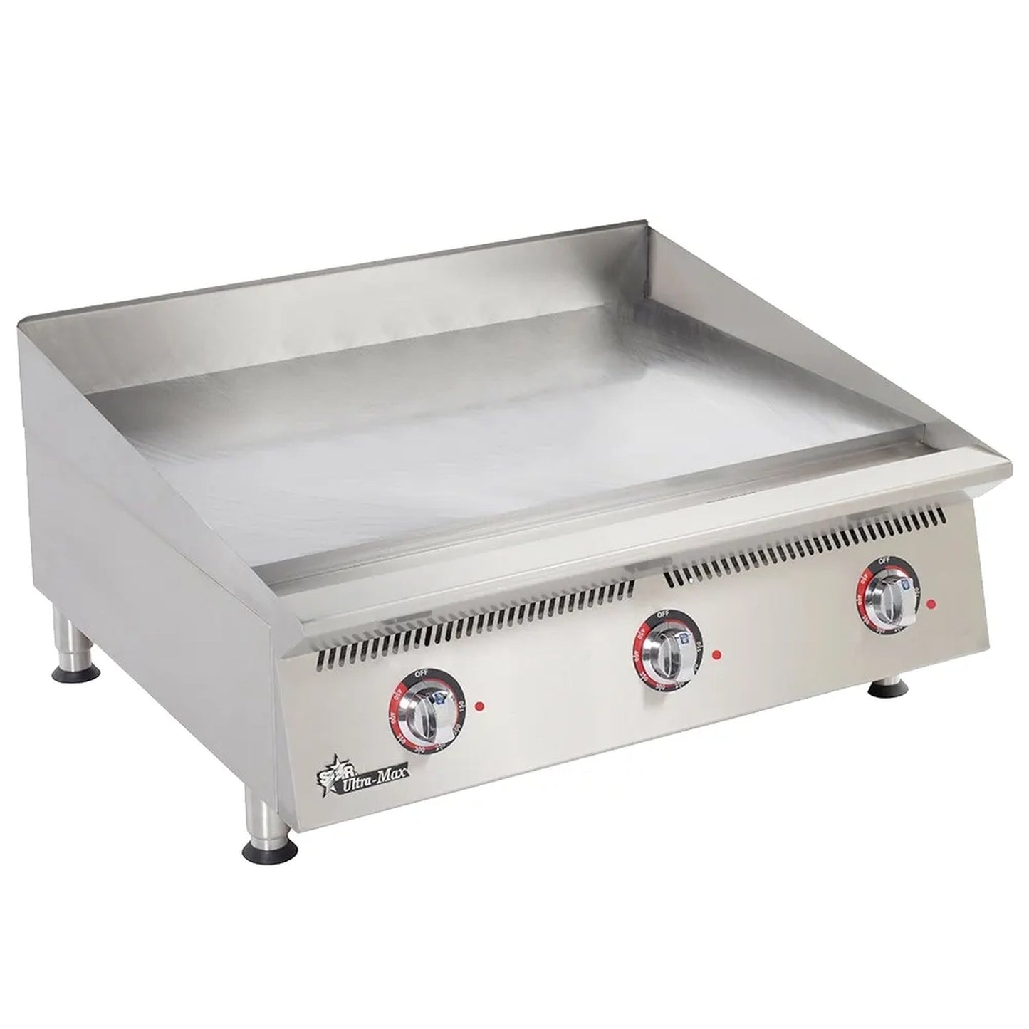 Star Ultra-Max Countertop Gas Griddle Chrome Plate 36" - Natural Gas - 836TCHSA