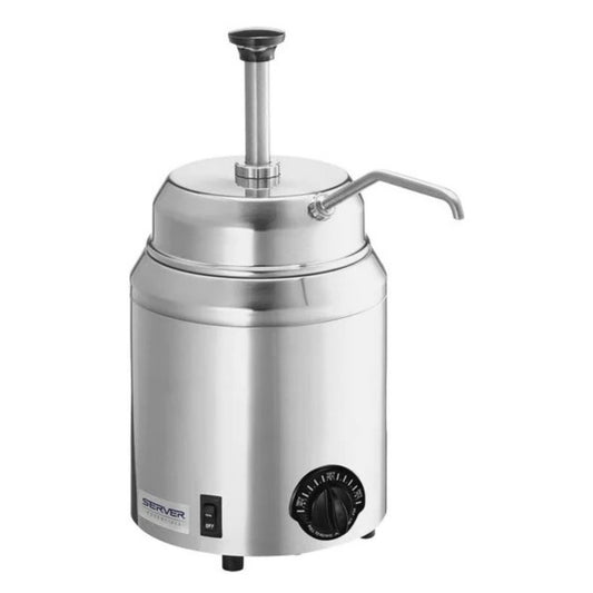Calentador de alimentos Server Products, para chocolate caliente y caramelo, con bomba ajustable - 82060