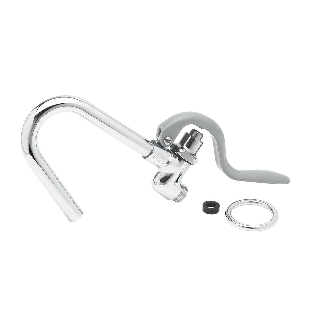 T&S Brass OEM Hook Nozzle Self-Closing Spray Valve, Gray - 002851-40