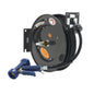 T&S Brass Open Powder Coated Steel Hose Reel 3/8" x 25' with Brass - 5HR-222-12