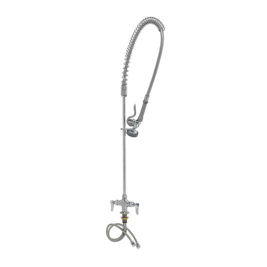T&S Brass EasyInstall Pre-Rinse Spring Action Single Hole Deck Mount - B-0113