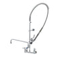 T&S Brass EasyInstall Pre-Rinse NSF Wall Mount Unit 8" - B-0133-14CRQJST