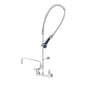 T&S Brass EasyInstall Wall-Mount Pre-Rinse Unit 8" Centers - B-0133-A12-B08C