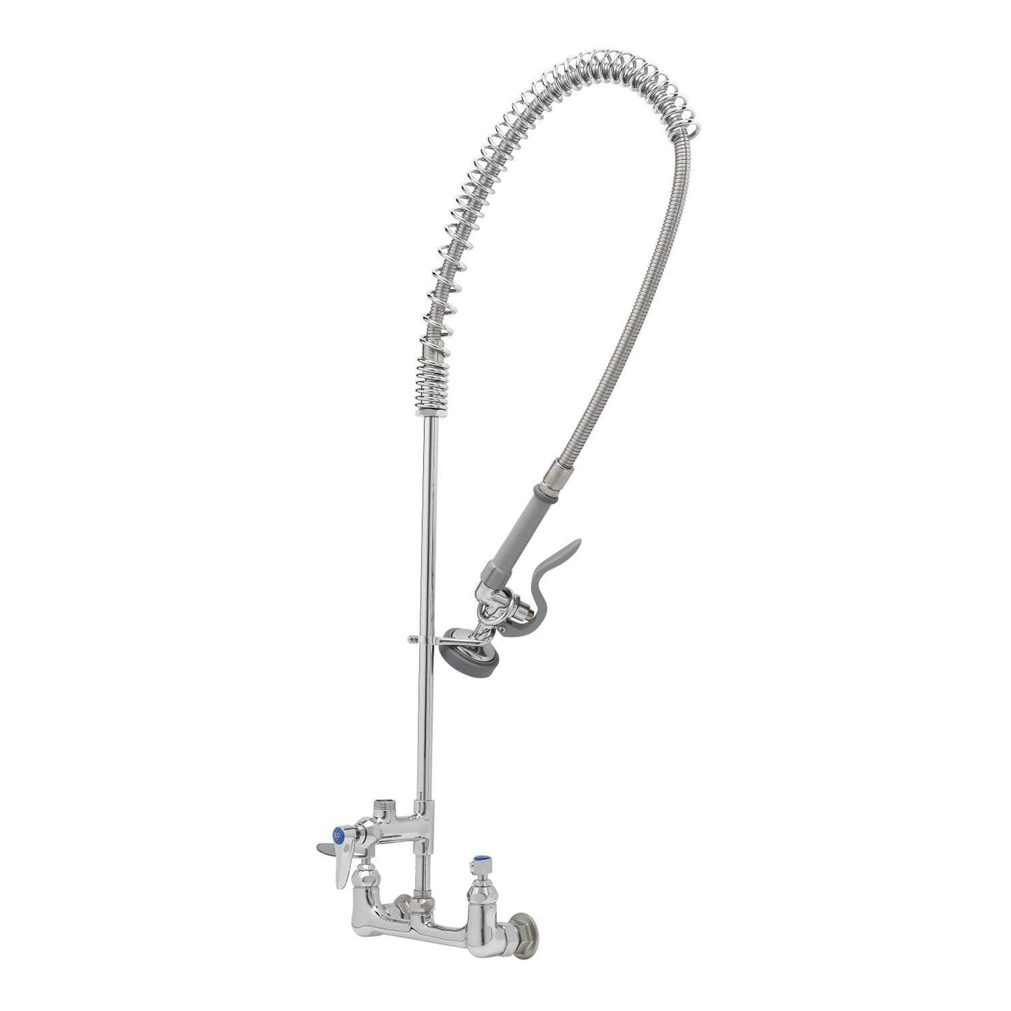 T&S Brass EasyInstall Pre-Rinse Unit Wall Mount NSF 8" Centers - B-0133-ADF-LN