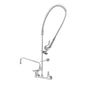 T&S Brass EasyInstall NSF Pre-Rinse Unit Wall Mount 8" Centers - B-0133-ADF14-B