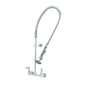 T&S Brass EasyInstall Pre-Rinse Unit NSF 8" Wall Mount Cerama - B-0133-CR-B-SWV