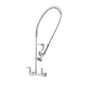 T&S Brass EasyInstall Pre-Rinse Faucet Chrome Wall Mount 8" - B-0133-CR-B