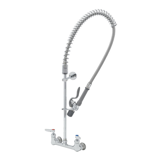 T&S Brass EasyInstall Pre-Rinse Faucet Wall Mount 8" NSF - Each - B-0133-CR-BJ