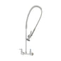 T&S Brass EasyInstall Pre-Rinse Spring Action Chrome Faucet 8" Centers - B-0133-CR