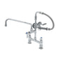 T&S Brass Pre-Rinse Spray Assembly NSF Deck Mount 8" Centers - Each - B-0178