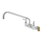 T&S Brass Big-Flo Mixing Faucet Wall Mount NSF ADA 8" Centers 16" - B-0290-01