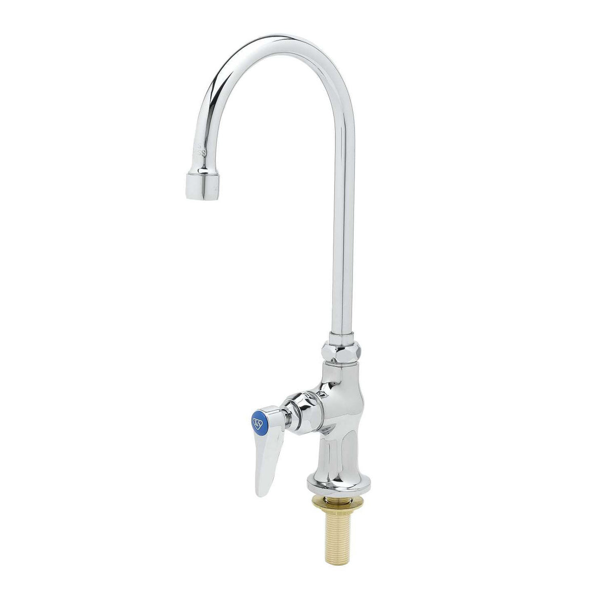 T&S Brass Single Pantry Faucet Deck Mount Swivel/Rigid Gooseneck NSF - B-0305