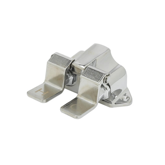 T&S Brass Double Pedal Valve Chrome Brass Floor Mount NSF 1/2" NPT -  B-0502