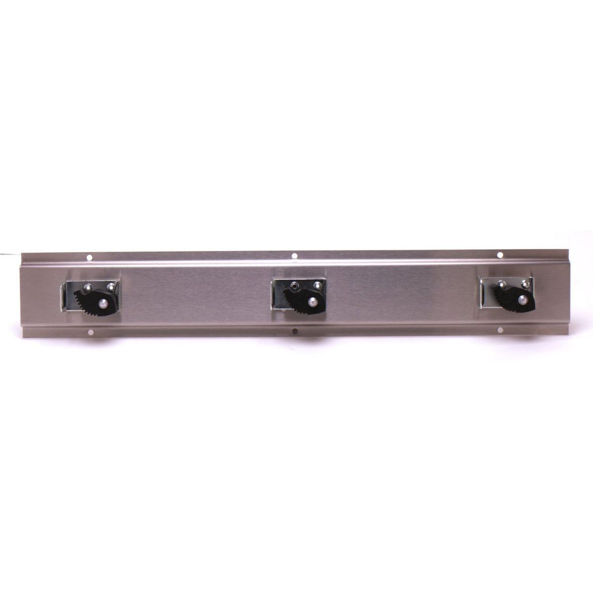 T&S Brass Stainless Steel Wall-Mount Mop Hanger 17-11/16" - 3 Grips - B-0653