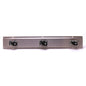 T&S Brass Stainless Steel Wall-Mount Mop Hanger 17-11/16" - 3 Grips - B-0653