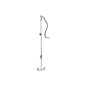 T&S Brass Hose Reel Supply System Chrome Brass Wall Mount 8" - Less - B-1433-LR