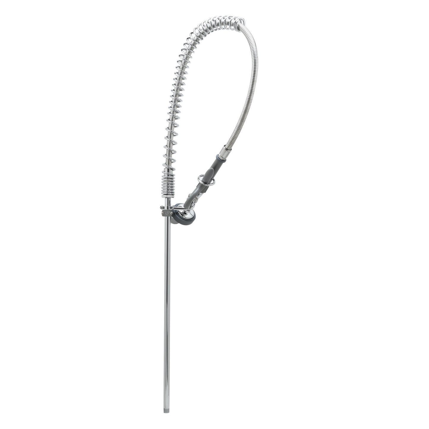 T&S Brass Pre-Rinse Assembly Stainless Steel Hose NSF 44" - With Wall - B-2250-B