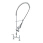 T&S Brass EasyInstall Deck Mount Pre-Rinse Faucet NSF, 8" Centers - B-2277-CR