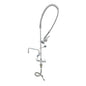 T&S Brass Pre-Rinse Unit NSF Chrome Brass Single Hole Add-On Faucet 12" - B-2338