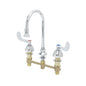 T&S Brass Medical Faucet Forged Brass Deck Mount NSF 8" Centers - Each - B-2865-04