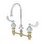 T&S Brass Medical Faucet Forged Brass NSF 8" Centers, 4" Wrist - B-2866-05-LF15