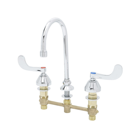 T&S Brass Medical Lavatory Faucet Forged Brass NSF ADA 8" Centers - B-2866-05