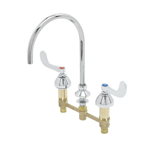 T&S Brass EasyInstall CWS Medical Faucet NSF Brass 8" Centers - B-2866-134XPF15