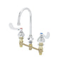 T&S Brass Medical Faucet Forged Brass Deck Mount NSF 8" Centers - Each - B-2867-04