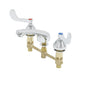 T&S Brass Concealed Deck Lavatory Faucet Brass 8" Centers 0.5 - B-2990-WH4-VF05