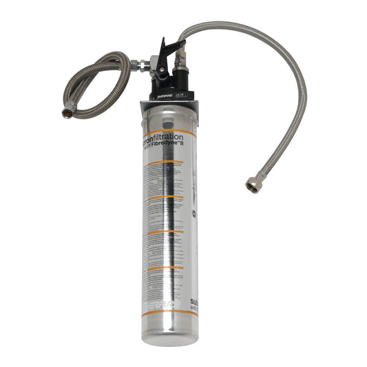 T&S Brass Commercial Water Filtration Kit with Braided Flex Hoses - B-WFK