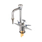 T&S Brass Lab Gas & Water Fixture Chrome Brass 2 Gas Cocks 6" VB - BL-6005-02