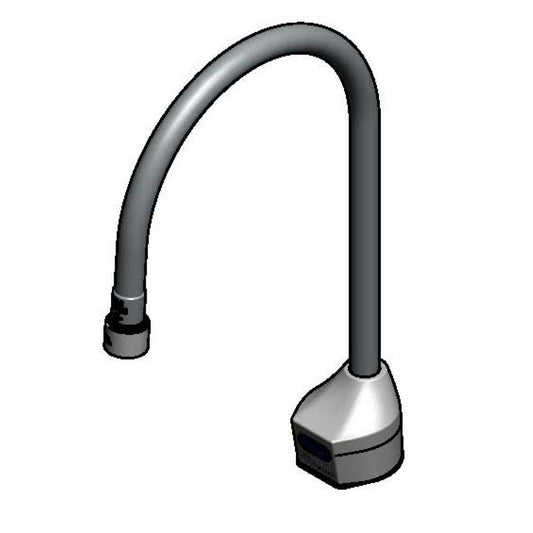 T&S Brass ChekPoint Electronic Sensor Faucet Chrome Gooseneck - EC-3100-7XF1THG