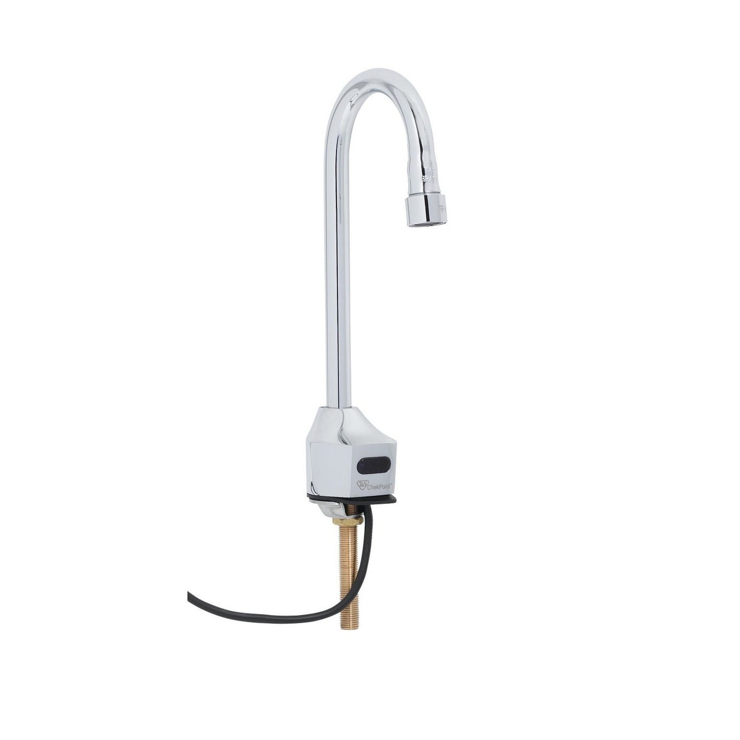 T&S ChekPoint Electronic Sensor Faucet Deck Mount Gooseneck NSF - EC-3100-TMV