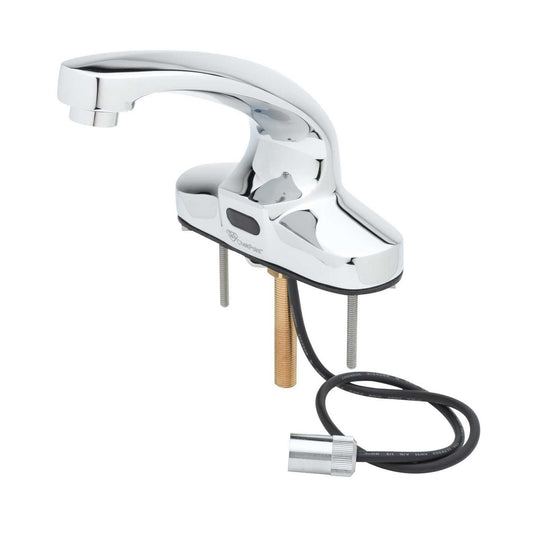 T&S Brass ChekPoint Sensor Faucet Chrome Brass Deck Mount 4" - EC-3103-VF5-TMV