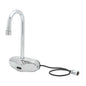 T&S Brass ChekPoint Electronic Sensor Faucet 4" Wall Mount Gooseneck - EC-3105