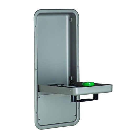 T&S Brass Stainless Steel Recessed Wall Mount Eye/Face Wash Station - EW-7656WC