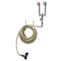 T&S Brass Chrome Plated Washdown Station 3/4" Mixing Valve w/ 50' - MV-0771-12CW