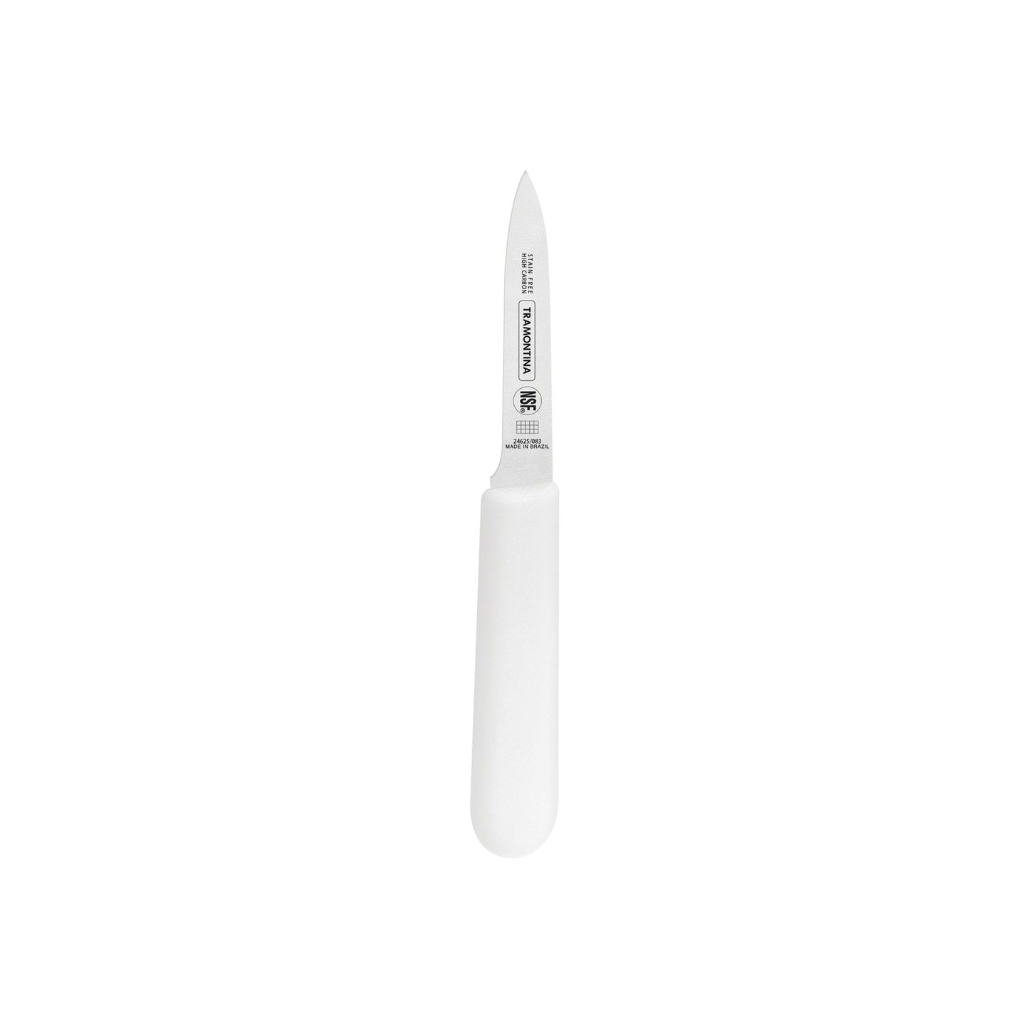 Tramontina NSF Chef's Paring Knife White Poly Handle 3-1/4" 80010-138