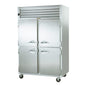 Traulsen 2-Section Reach-In Refrigerator NSF 4 Half Solid Doors 46 cu. ft. - G20000
