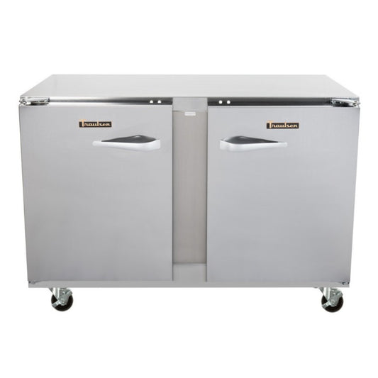 Traulsen Undercounter Refrigerator Stainless Steel NSF 2-Section 48" -  UHT48-LR